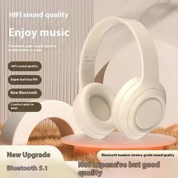 Наушники Bluetooth, беспроводные, долговечные, сверхдлинные наушники с шумоподавлением, с креплением на голове