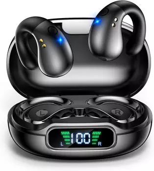 Наушники Bluetooth Беспроводные наушники 2024 Наушники оснащены Bluetooth-типом Качество звука Светодиодный дисплей Отображение оставшейся емкости 36 часов