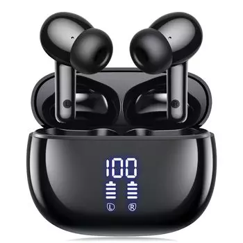 Наушники Bluetooth Беспроводные наушники Bluetooth-наушники AIFENG Светодиодный дисплей Шумоподавление Длительное воспроизведение Автоматическое сопряжение Полное Bluetooth