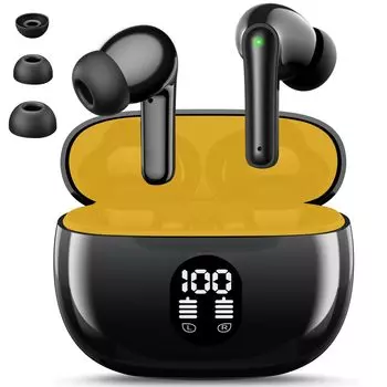 Наушники Bluetooth Беспроводные наушники Bluetooth наушники ENC Шумоподавление Автоматическое сопряжение Зарядка Сенсорная регулировка громкости Одно ухо