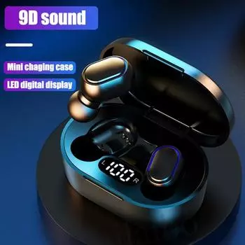 Наушники Bluetooth Беспроводные стереонаушники-вкладыши Наушники IPX7 Водонепроницаемая спортивная гарнитура чёрный