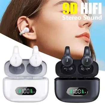 Наушники Bluetooth без вкладышей, наушники-клипсы с шумоподавлением, гарнитура для вождения, TWS, беспроводные наушники-вкладыши с ушным крючком, Bluetooth-наушники