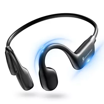 Наушники Bluetooth с костной проводимостью Slopow, беспроводные наушники с открытым ухом, быстрая зарядка Type-C, водонепроницаемые, легкие, не блокирующие уши, Air