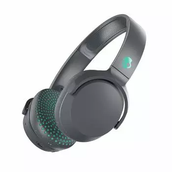 Наушники Bluetooth SkullCandy RIFF WIRELESS GRAY MIAMI с управлением и микрофоном S5PXW-L672 [совместимы с пультом ДУ] серый