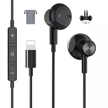 Наушники Chayoo для проводных с проводным шумоподавлением, без подключения Bluetooth, просто подключите, оснащены каналом для наушников с высоким разрешением, магнитным запутыванием