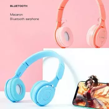 Наушники Детские беспроводные наушники Bluetooth Стерео складные шлемы Музыкальные игровые гарнитуры Накладные наушники для