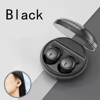 Наушники для сна, мини-маленькие беспроводные наушники Bluetooth 5.3, гарнитура с шумоподавлением и сенсорным управлением, невидимые наушники-вкладыши, подарки для девочек