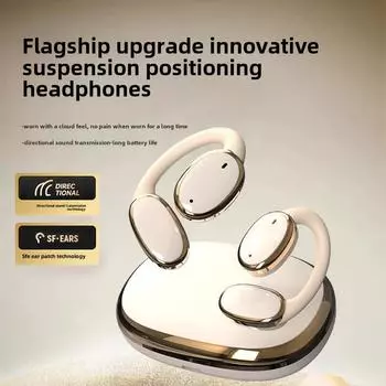 Наушники Earless OWS Bluetooth, спортивные наушники с длительным сроком службы и шумоподавлением золотой