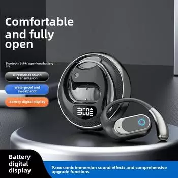 Наушники Earless OWS Bluetooth спортивные наушники с длительным сроком службы и шумоподавлением чёрный