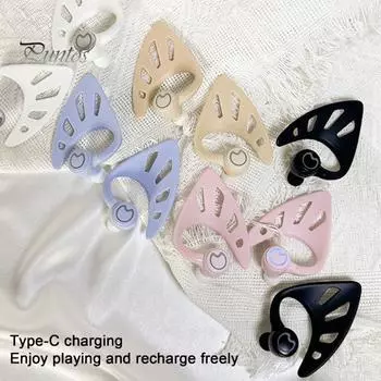 Наушники Elf Ear Стереозвук Стабильное соединение Шумоподавление Bluetooth-совместимые беспроводные наушники-вкладыши Elf с зарядным чехлом чёрный