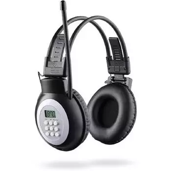 Наушники FM-радио, гарнитура для кошения, цифровое беспроводное радио для кошения, прогулок, верховой езды, питание от батареи типа АА