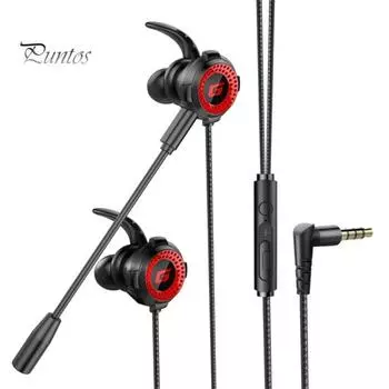 Наушники G20 Clear Calling, идеально подходят для пальцев и микрофона, спортивная проводная игровая гарнитура для домашнего использования чёрный