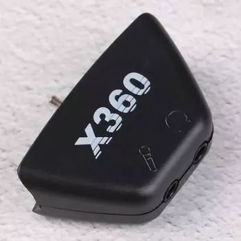 Наушники, гарнитура, микрофон, аудиоконвертер, адаптер, контроллер для Xbox 360 чёрный