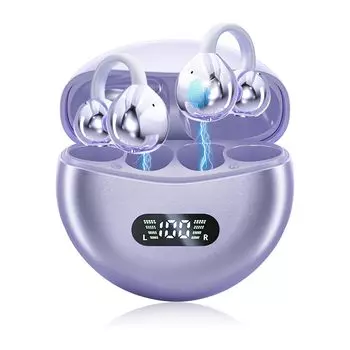 Наушники GHDVOP bluetooth Новые улучшенные звуки Super Ear Wireless Open Ear Стильный звук Утечка звука не блокирует шум вашего звонка ENC Включает наушники