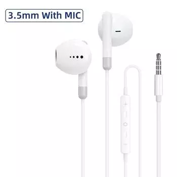 Наушники HIfi для Apple iPhone 15 Pro Max, наушники-вкладыши с микрофоном, проводные наушники для Samsung Huawei Xiaomi, наушники USB-C 3.5mm With MIC