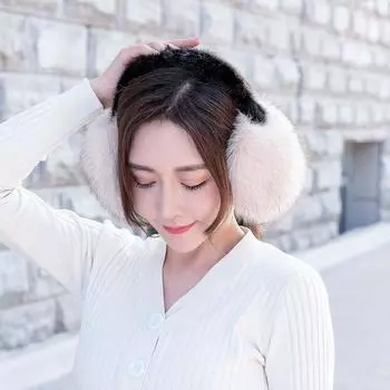 Наушники из меха лисы, женские осенне-зимние теплые наушники, меховые наушники-мешки, дужки из меха норки, защитные наушники, наушники, утеплители для ушей