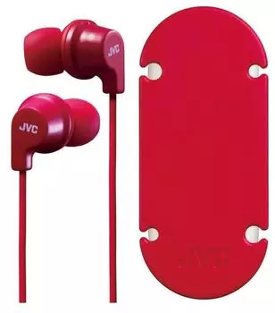 Наушники JVC Canal красные HA-FX19-R