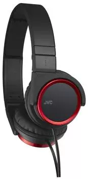 Наушники JVC герметичные складные красные HA-S400-R