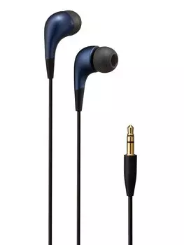 Наушники JVC Kenwood JVC проводные канального типа легкие компактные синие HA-FX6-A