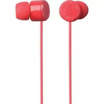 Наушники канального типа ELECOM EARDROPS noir Accent Red EHP-AIN150RD