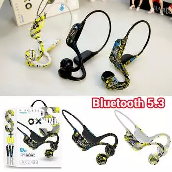 Наушники костной проводимости Bluetooth Hi-Fi стерео ушной крючок Беспроводная гарнитура с микрофоном Водонепроницаемые наушники