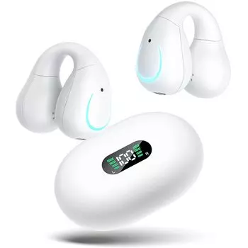 Наушники, которые блокируют ваши уши, первые амбушюры Инновации в области Bluetooth-наушников с костной проводимостью Наушники Erssimo Беспроводные наушники Bluetooth белый