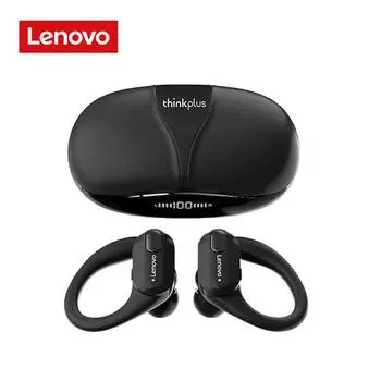 Наушники Lenovo XT80 Bluetooth 5.3, настоящие беспроводные наушники с кнопкой микрофона, шумоподавление, крючки для ушей, водонепроницаемая гарнитура