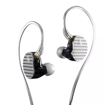 Наушники Linsoul 7HZ FIVE HiFi с конструкцией драйверов 5DD Оснащены пятью специальными 6-миллиметровыми динамическими драйверами Точно спроектированный электронный кроссовер