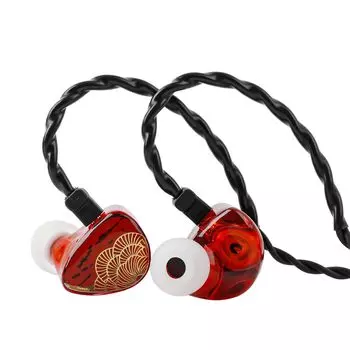 Наушники LINSOUL TANGZU Xuan Nv 2DD Red Shell HiFi Наушники TANGZU новая модель Xuan Nv, настроенная в сотрудничестве с HBB Концепция дизайна Butterfly Оснащены двумя