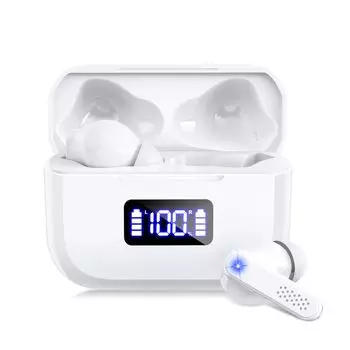 Наушники MEEKA Наушники Bluetooth Беспроводные наушники Наушники, совместимые с Bluetooth До 48 часов воспроизведения музыки Светодиодный дисплей