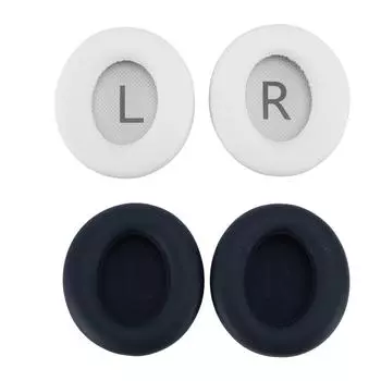 Наушники Наушники Амбушюры Пена с эффектом памяти Мягкий чехол из протеиновой кожи Амбушюры для наушников Амбушюры для наушников f White