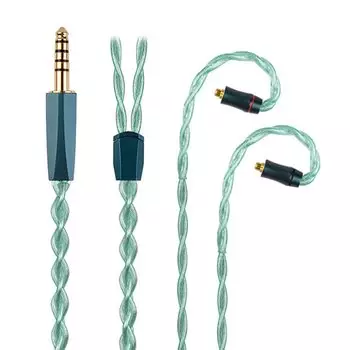 Наушники NICEHCK FourMix с высокой проводимостью, медно-серебряный сплав, чистое серебро 6N с покрытием, серебряный монокристаллический медный штекер MMCX, металлический разъем