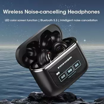 Наушники Niye TWS Tour Pro 2 ANC, беспроводные наушники с шумоподавлением, Bluetooth-вкладыши, гарнитура с сенсорным экраном, встроенный микрофон золотой