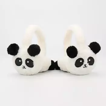 Наушники Panda Foldable Plus Velvet для женщин: Уютные зимние утепленные наушники для защиты от холода Panda Ball-Earmuffs