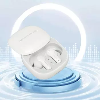 Наушники-переводчики с поддержкой 74 языков 70 Accent Online Translation Bluetooth-наушники для музыки и звонков белый