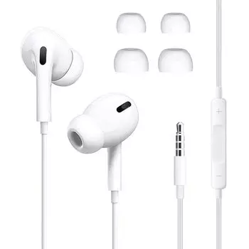 Наушники Проводные наушники Качество звука Наушники с глубокими басами Регулировка громкости Наушники Компактные со многими моделями, такими как MP3 Samsung Sony Xperia