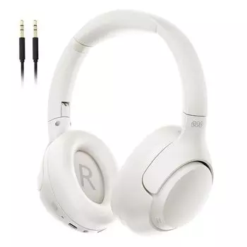 Наушники QCY H3 Беспроводные наушники с шумоподавлением Bluetooth Высокое разрешение Совместимость с подключением Шумоподавление до 43 дБ Проводные и беспроводные