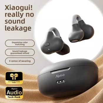 Наушники с костной проводимостью Bluetooth Ear Long Endurance Cross border Ear Clip Bluetooth Headphones Wireless Long Wear Noissance зелёный