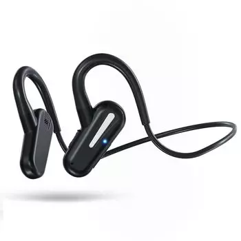 Наушники с костной проводимостью Наушники с костной проводимостью Bluetooth Беспроводные Bluetooth с удобными наушниками без вкладышей с быстрой зарядкой, Наушники, [Тип с открытым ухом, чёрный