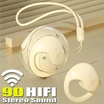 Наушники с открытыми ухами, Hi-Fi звук, Bluetooth-гарнитуры, музыкальные наушники с шумоподавлением, ушные крючки, спортивные наушники, дизайн мяча