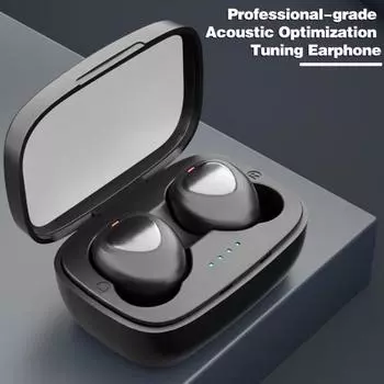 Наушники с поддержкой Bluetooth Низкая задержка стереозвука Стабильная передача Автоматическое подключение Водонепроницаемые беспроводные наушники чёрный