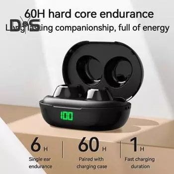 Наушники с поддержкой Bluetooth, шумоподавлением, быстрая передача, чистое качество звука, водонепроницаемые игровые наушники IPX6 чёрный