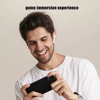 Наушники с поддержкой Bluetooth, высокочувствительным микрофоном, интеллектуальным шумоподавлением, двухсторонними динамическими динамиками, музыкальными наушниками-вкладышами зелёный