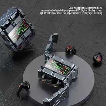 Наушники с шумоподавлением Bluetooth стерео спортивные новые наушники TWS 5,3 HD беспроводные наушники пара водонепроницаемая гарнитура