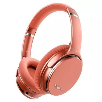 Наушники с шумоподавлением Srhythm NC35, беспроводные наушники Bluetooth, быстрая зарядка, сверхлегкие полноразмерные наушники с микрофоном, глубокие басы, 50 часов