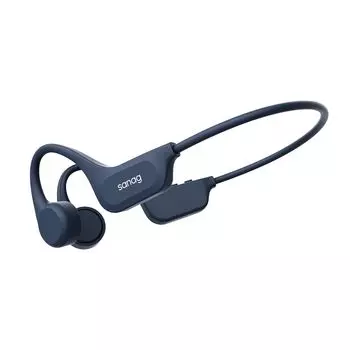 Наушники Sanag Bone Conduction, беспроводные наушники с открытым ушным каналом Bluetooth, которые не блокируют ваш 64 ГБ, включая водонепроницаемость IP68 и 10 часов работы с магнитом