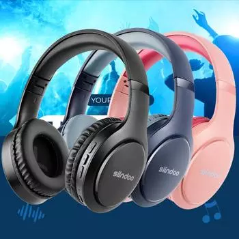 Наушники Siindoo с шумоподавлением, беспроводная Bluetooth-гарнитура 5.1 с режимом 3EQ, беспроводные наушники с микрофоном, стереозвук HiFi