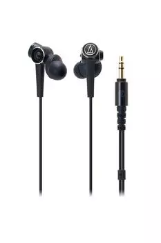 Наушники SOLID BASS черные audio-technica in-ear ATH-CKS1000
