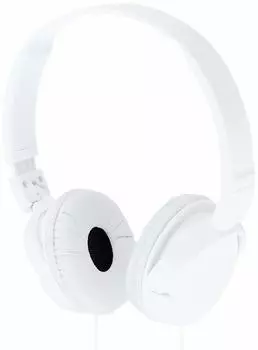 Наушники Sony герметичные складные белые W MDR-ZX110: MDR-ZX110