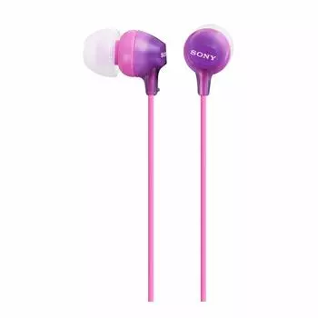 Наушники Sony канального типа фиолетовые V MDR-EX15LP: MDR-EX15LP